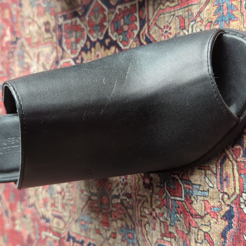 Urban Outfitters Black Open-Toe Mules - Picture 6 of 16